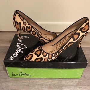 NEW - Sam Edelman Tristan Leopard Pumps
